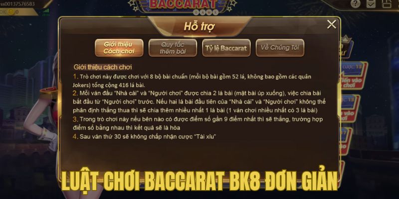 Tham khảo cách tính thắng thua Baccarat và luật chơi cơ bản