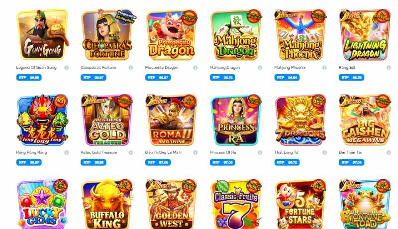 Top game slot đặc sắc